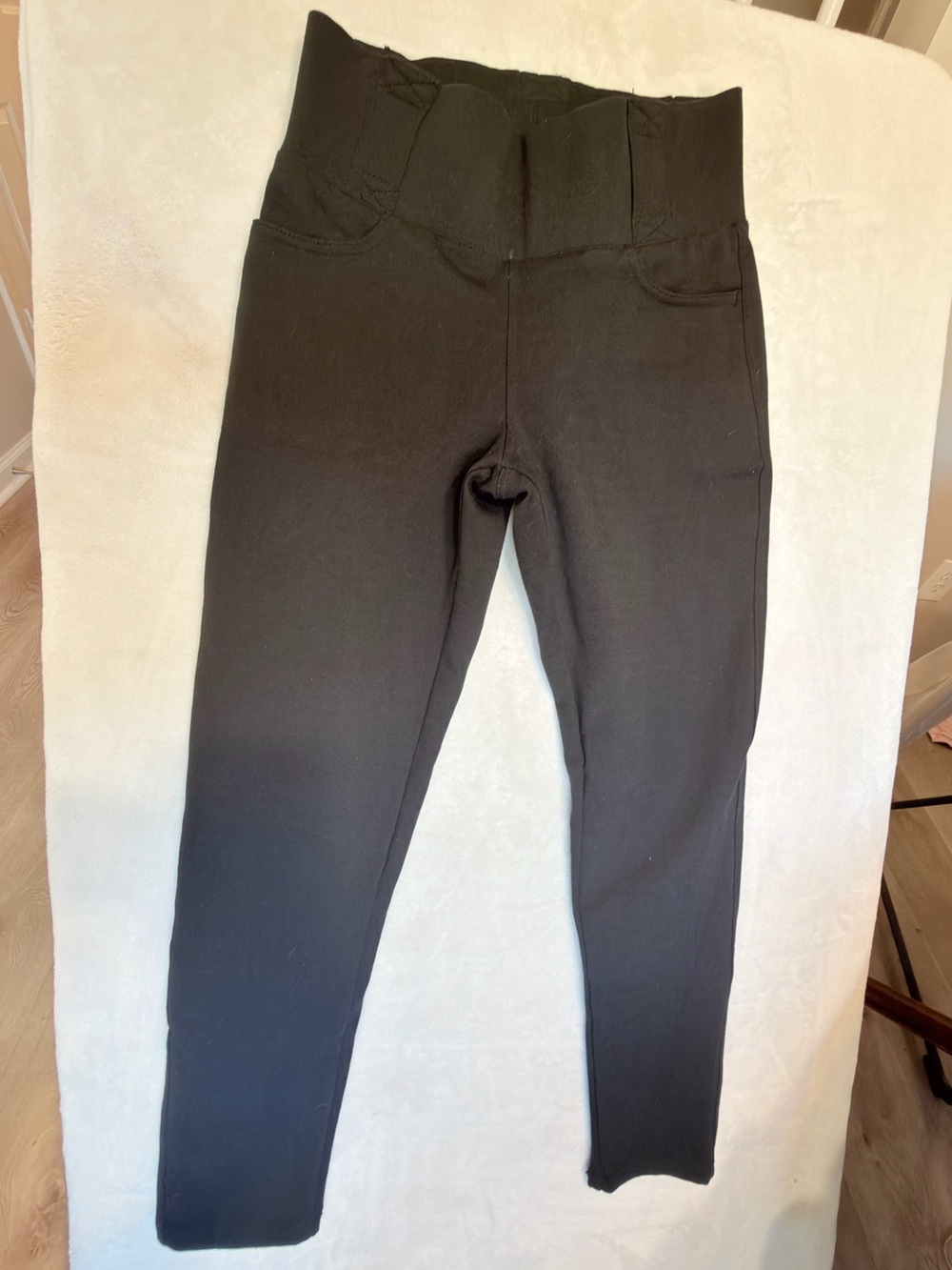 Oxford Women's Super Leggings WS Black Regular Motorcycle Pants Size 8